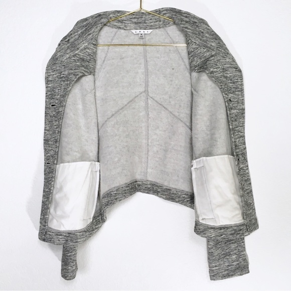 Cabi Knit Heathered Button Up Blazer - Picture 5 of 7